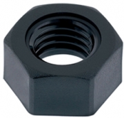 Black Hexagonal Nuts